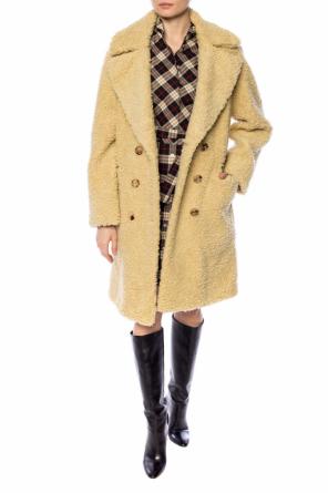 Dwurzędowy, futrzany płaszcz, zdjęcie 2 Dwurzędowy, futrzany płaszcz od Burberry